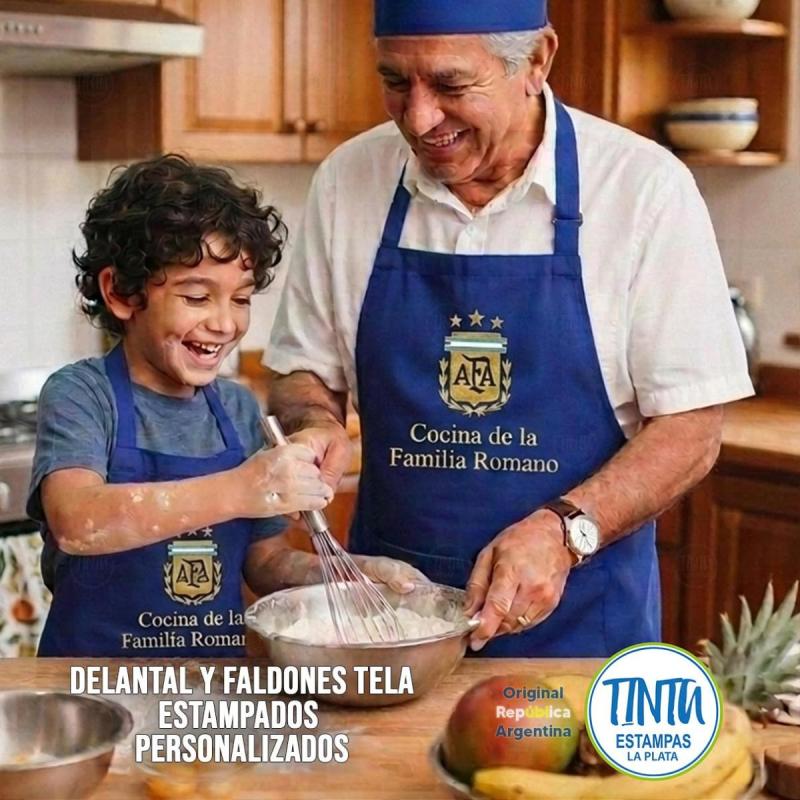 Delantales y faldones en acrocel o tropical Adultos/Infantil
