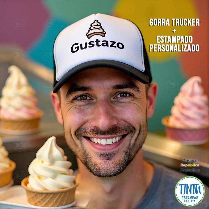Gorras estilo Trucker estampadas Adultos/Infantil personalizados