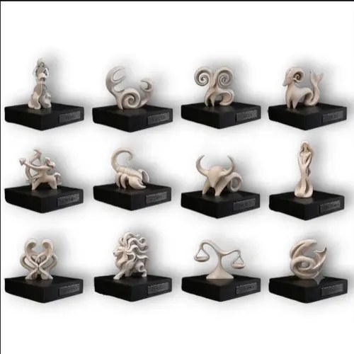 Estatuillas Signos Del Zodiaco 3d Horoscopo Abstracto Aries