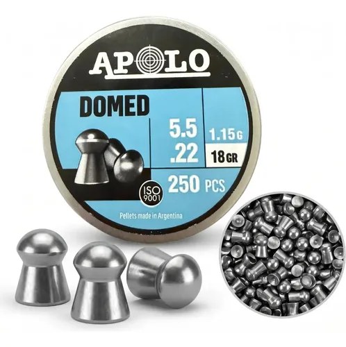Poston Apolo Lata 250 Unid Domed-cal.5.5mm Caza.18 Grains