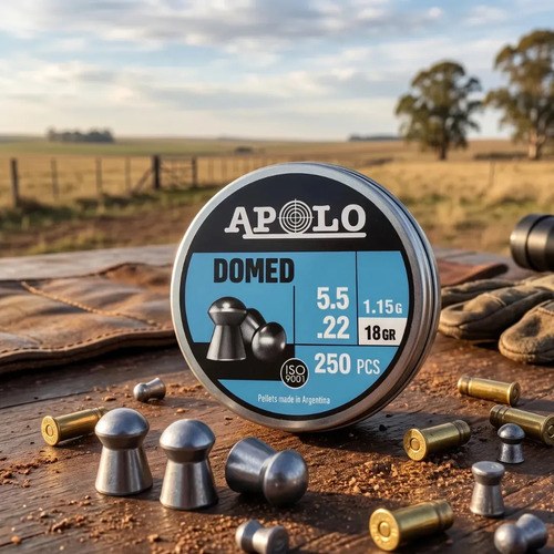 Poston Apolo Lata 250 Unid Domed-cal.5.5mm Caza.18 Grains - 11