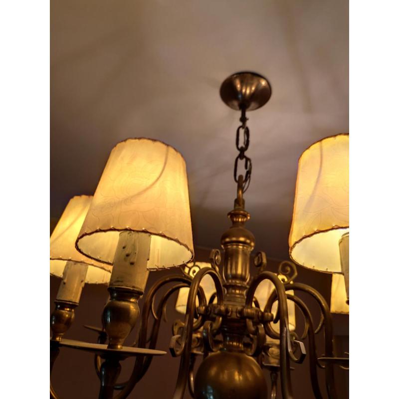 antigua lampara de techo estilo holandesa