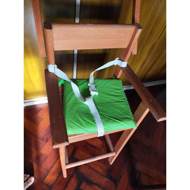 silla para bebe de madera usada - 4