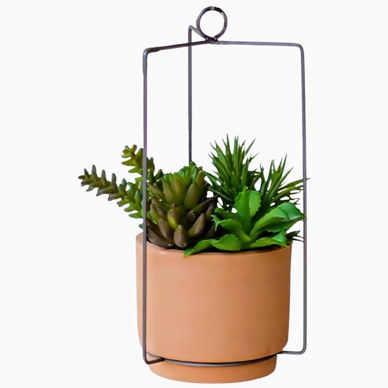 Macetero Colgante de Hierro Tri