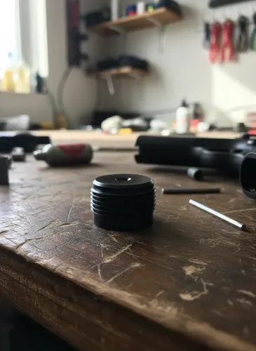Tapa Tapon Deposito Garrafa Co2 Pistola Byrna Sd Y Xl Negro 0.68 Mm - 2