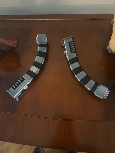 Lightsaber Sables De Luz Star Wars 3d Asajj Ventress Dual - 2