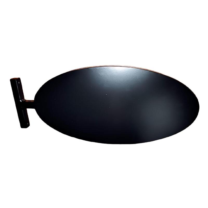 Cartel de Hierro Colgante Ovalado para Comercio