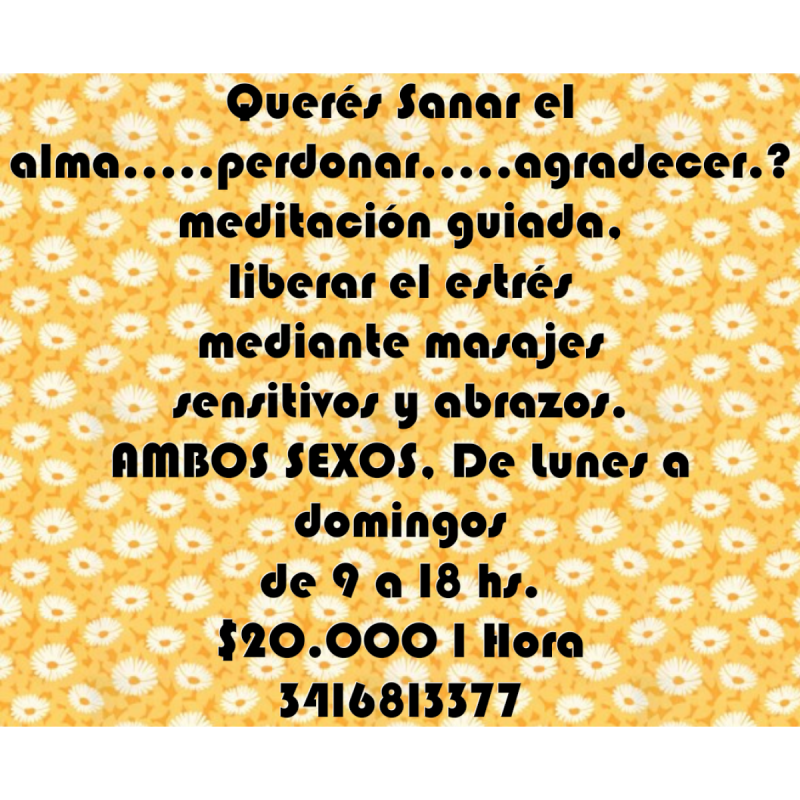 Masajes y meditacion