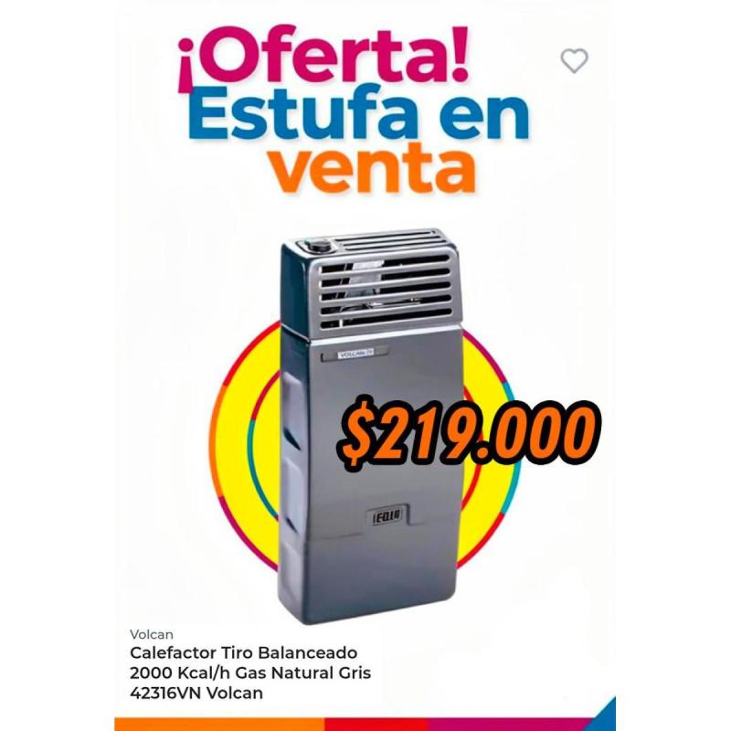 Estufa tiro balanceado