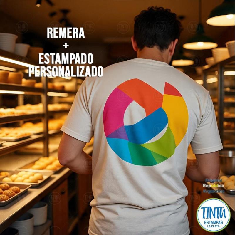 Remeras Modal estampada con tu imagen (Adulto/infantil)