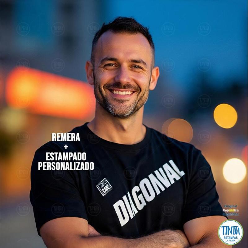 Remeras estampada con tu imagen - Tapa costura