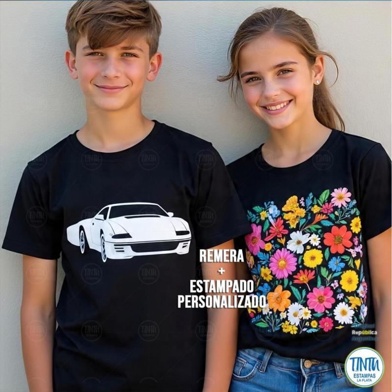 Remeras estampada con tu imagen - Tapa costura - 2