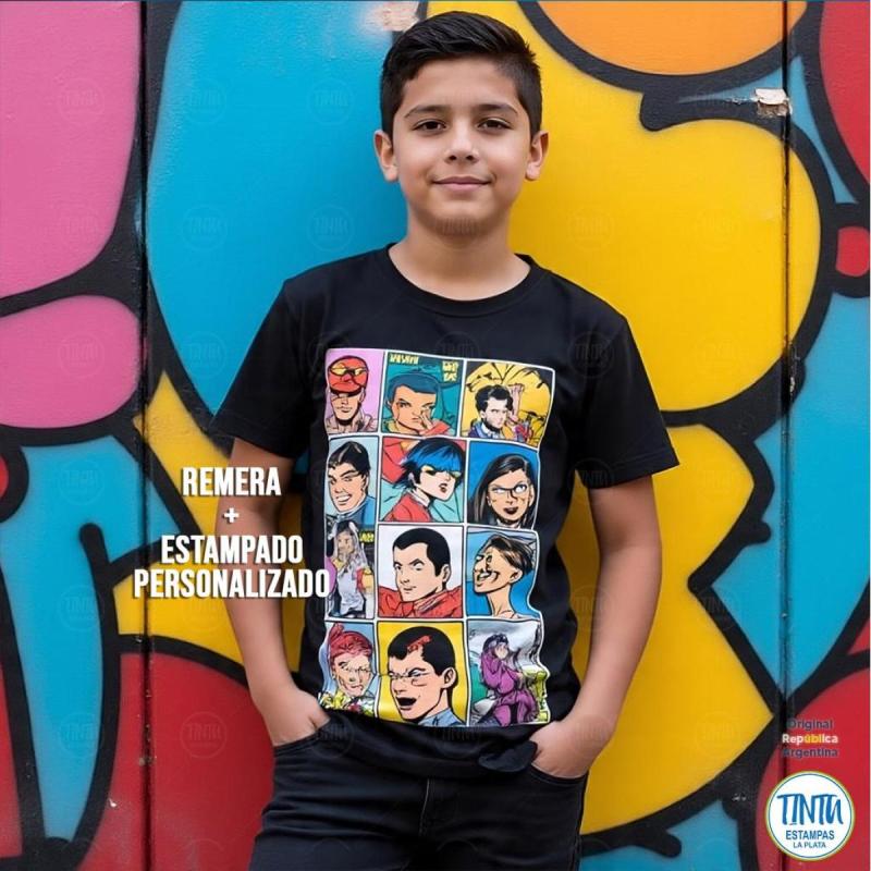 Remeras estampada con tu imagen - Tapa costura - 3