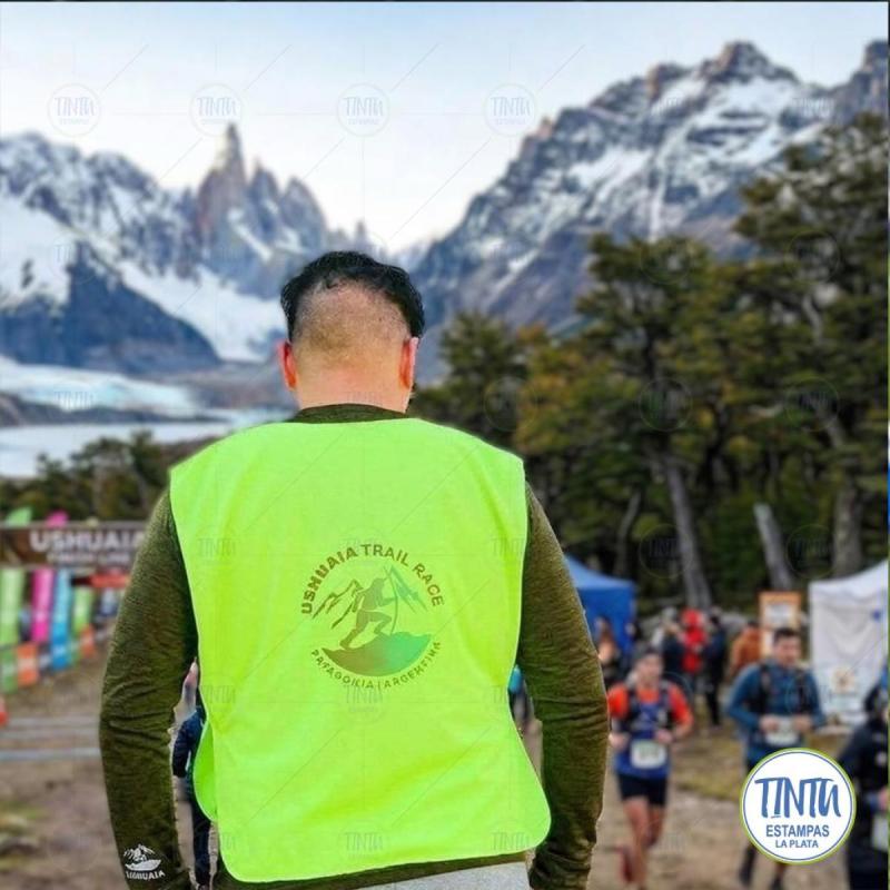 Pechera publicitaria estampada con tu logo