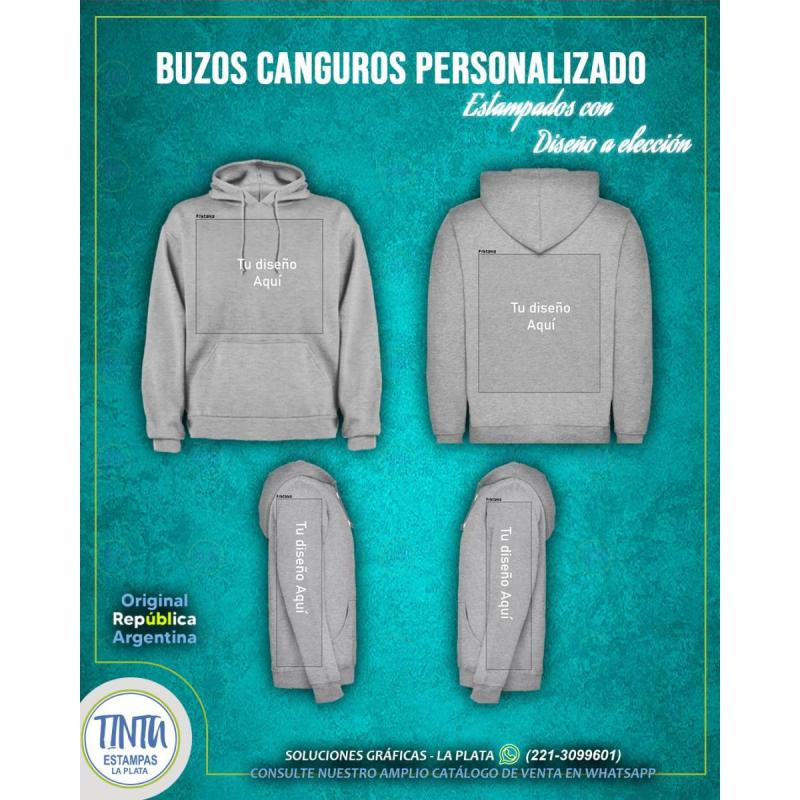 Buzos estampados con tu imagen - canguros con capucha - 3