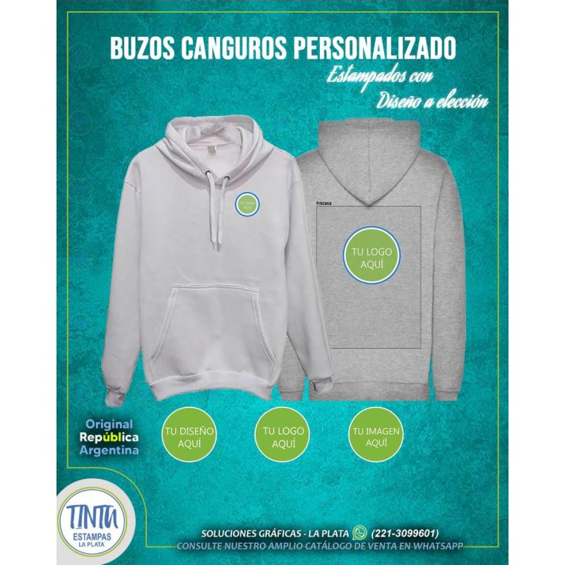 Buzos estampados con tu imagen - canguros con capucha - 4