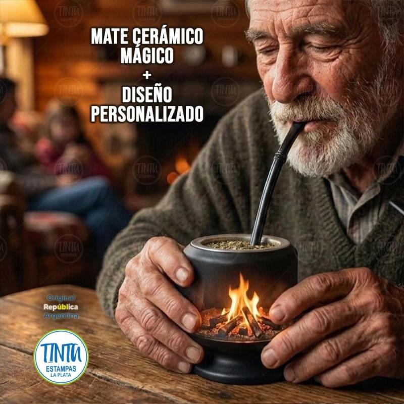Mate mágico cerámico personalizados estampado con tu imagen