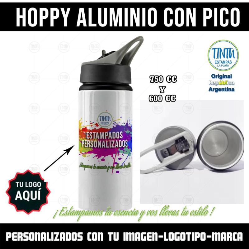 Botella aluminio Hoppy personalizada con tu imagen - 2