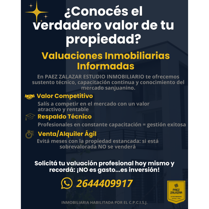 VALUACIÓN DE INMUEBLES