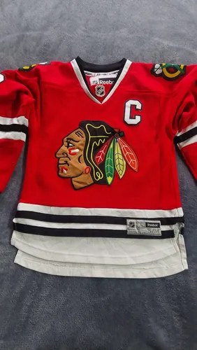 Camiseta Hockey Nhl Chicago Blackhawks Reebok #19 Toews Rojo 16 - 3