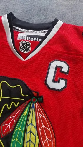 Camiseta Hockey Nhl Chicago Blackhawks Reebok #19 Toews Rojo 16 - 4