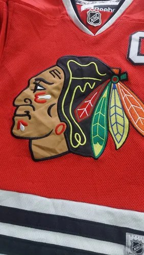 Camiseta Hockey Nhl Chicago Blackhawks Reebok #19 Toews Rojo 16 - 5
