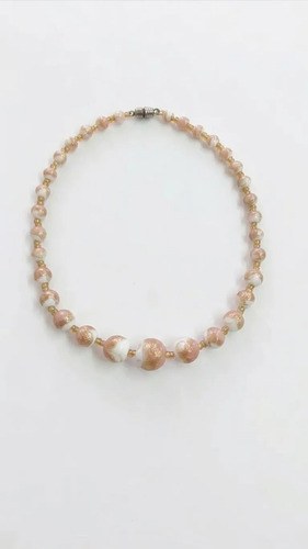 Collar Gargantilla Cuentas Cristal Veneciano Consulta Rosa