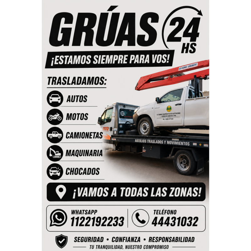 SERVICIO DE REMOLQUES 24HS Seguros • Rápidos • Confiables 1122192233 - 13