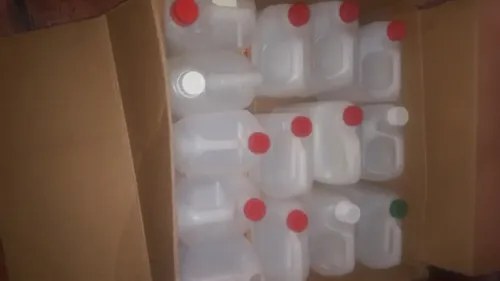 Bidon 5 Litros Plástico Usado Con Tapa Lote De 10 Unidades