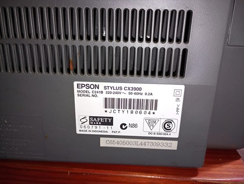 Impresora Epson Stylus Cx3900 Multifunción Usada No Funciona Negro - 2