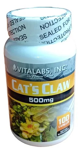 Uña De Gato Made In U.s.a. X 100 Capsulas Natural Sin Sabor