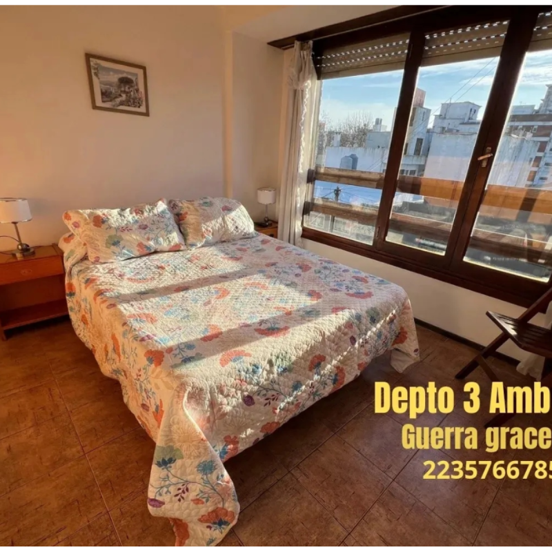 DEPTO 3 AMB, TEMPORADA, MAR DEL PLATA, LA PERLA X FLIAS 6/8PERS-CENTRO - 5