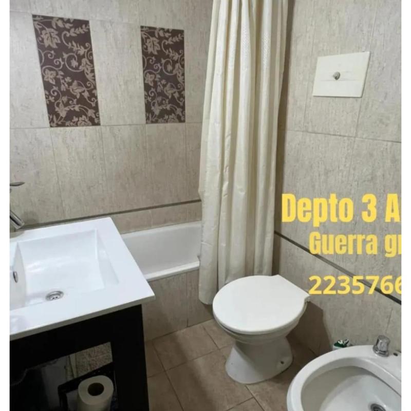 DEPTO 3 AMB, TEMPORADA, MAR DEL PLATA, LA PERLA X FLIAS 6/8PERS-CENTRO - 6