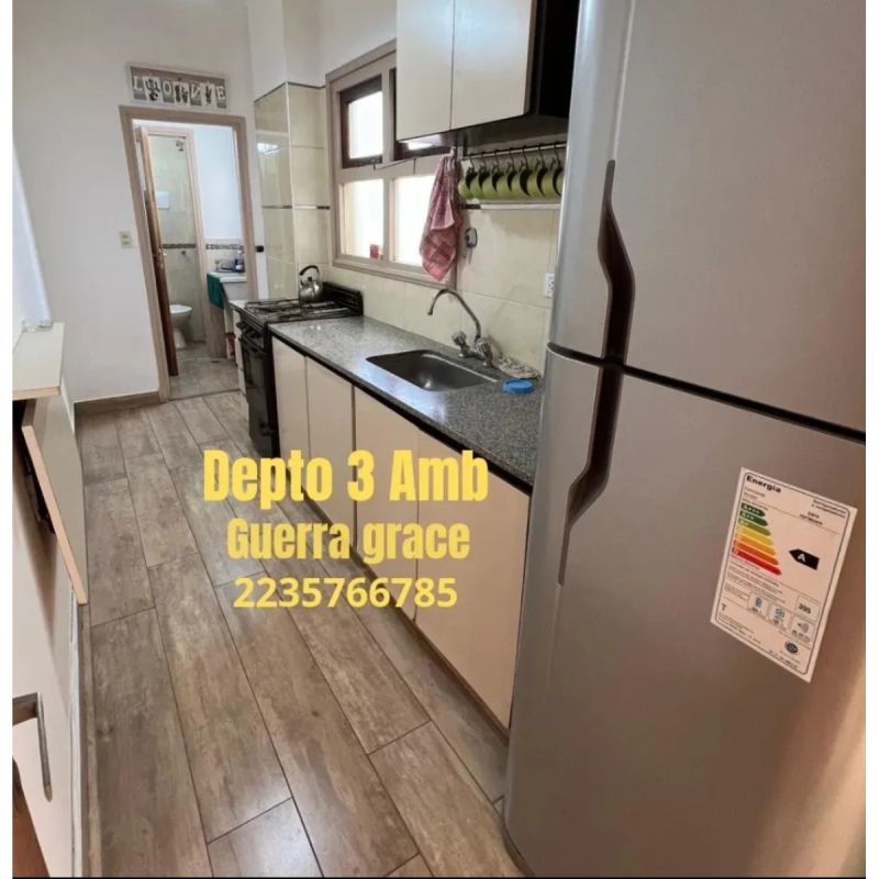 DEPTO 3 AMB, TEMPORADA, MAR DEL PLATA, LA PERLA X FLIAS 6/8PERS-CENTRO - 11