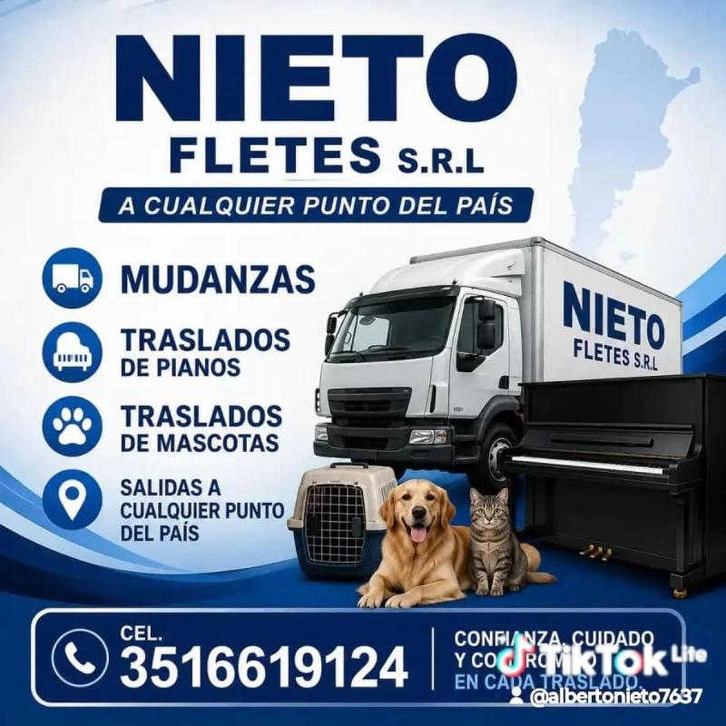 Transporte fletes mudanzas en Córdoba capital