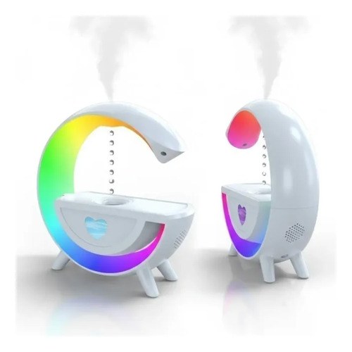 Humidificador G Con Altavoz Y Luces Led Blanco - 2