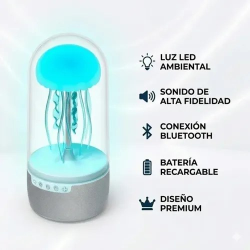 Lampara Led Medusa Con Parlante - 2