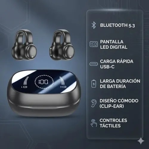 Auriculares Bluetooth M47 Negro - 3