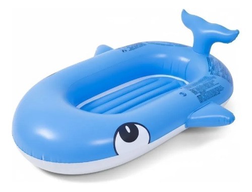 Inflable Ballena Para Pileta Celeste/blanco
