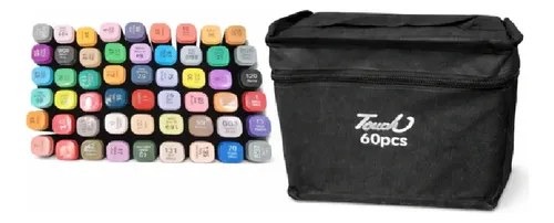 Set De Marcadores De Colores X 60pcs Multicolor