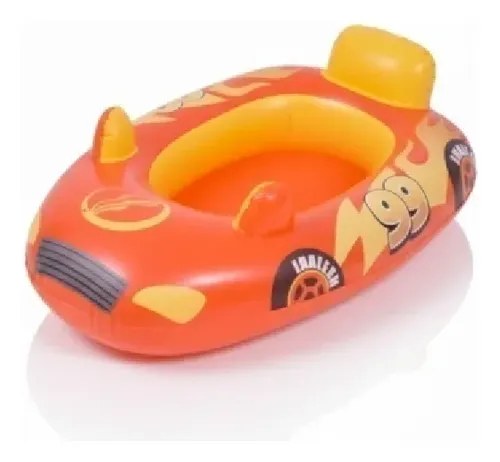 Inflable Botecito Infantil Naranja