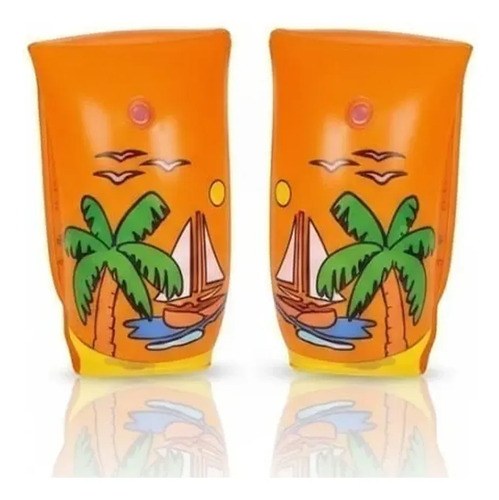 Inflables Bracitos Deco Barcos Naranja