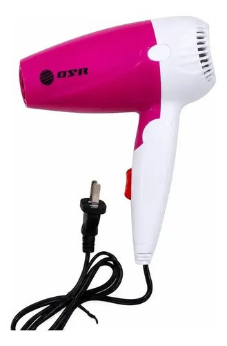 Secador De Pelo 2 Velocidades Rosa/blanco
