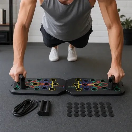 Tabla Para Flexiones Multifuncion Negro - 3