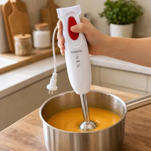 Minipimer Electrica 600w Blanco - 2