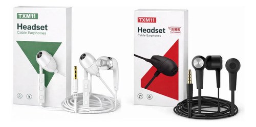 Auriculares M11 Con Cable (pack X 10) Negro - 3