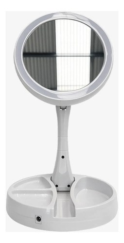 Espejo Con Luz Led De Forma Circular Blanco - 3