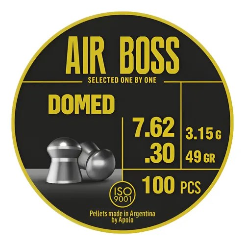 Balines Air Boss Domed 7,62 Mm Aire Comprimido Rifle Pcp - 3