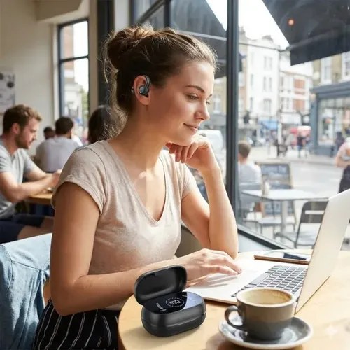 Auriculares Bluetooth M47 Negro - 4