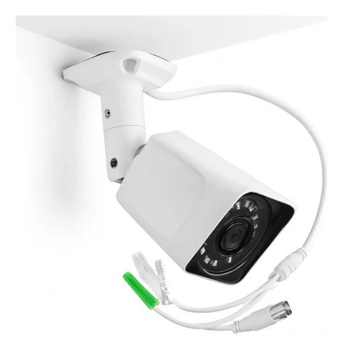 Camara Seguridad Articulada De Pared O Techo Blanco - 9